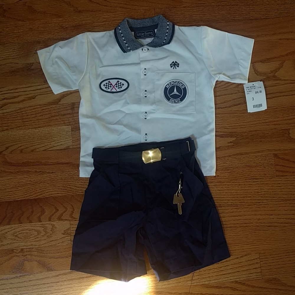 Vintage NWT Little Baron Mercedes Driver Set